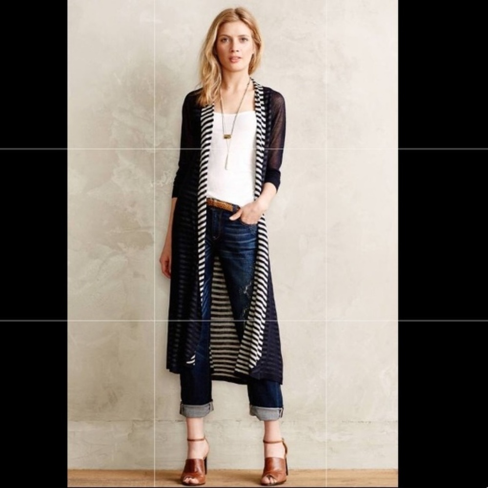 Eclipse striped cardigan